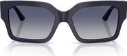 Jimmy Choo 55mm Rectangular Sunglasses