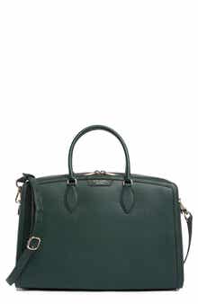 hudson pebbled leather commuter tote