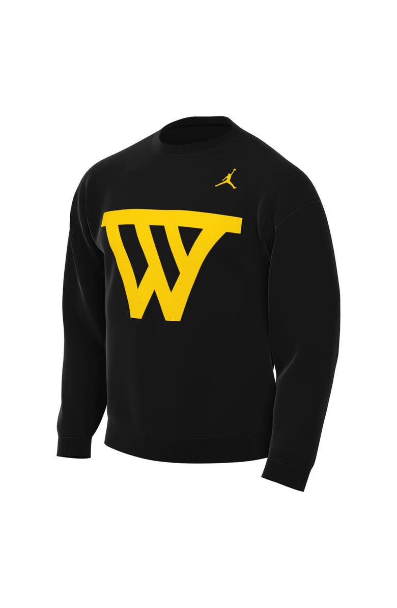 Jordan Brand Men's Jordan Brand Black Golden State Warriors Statement Edition Sweatshirt, Alternate, color, Black