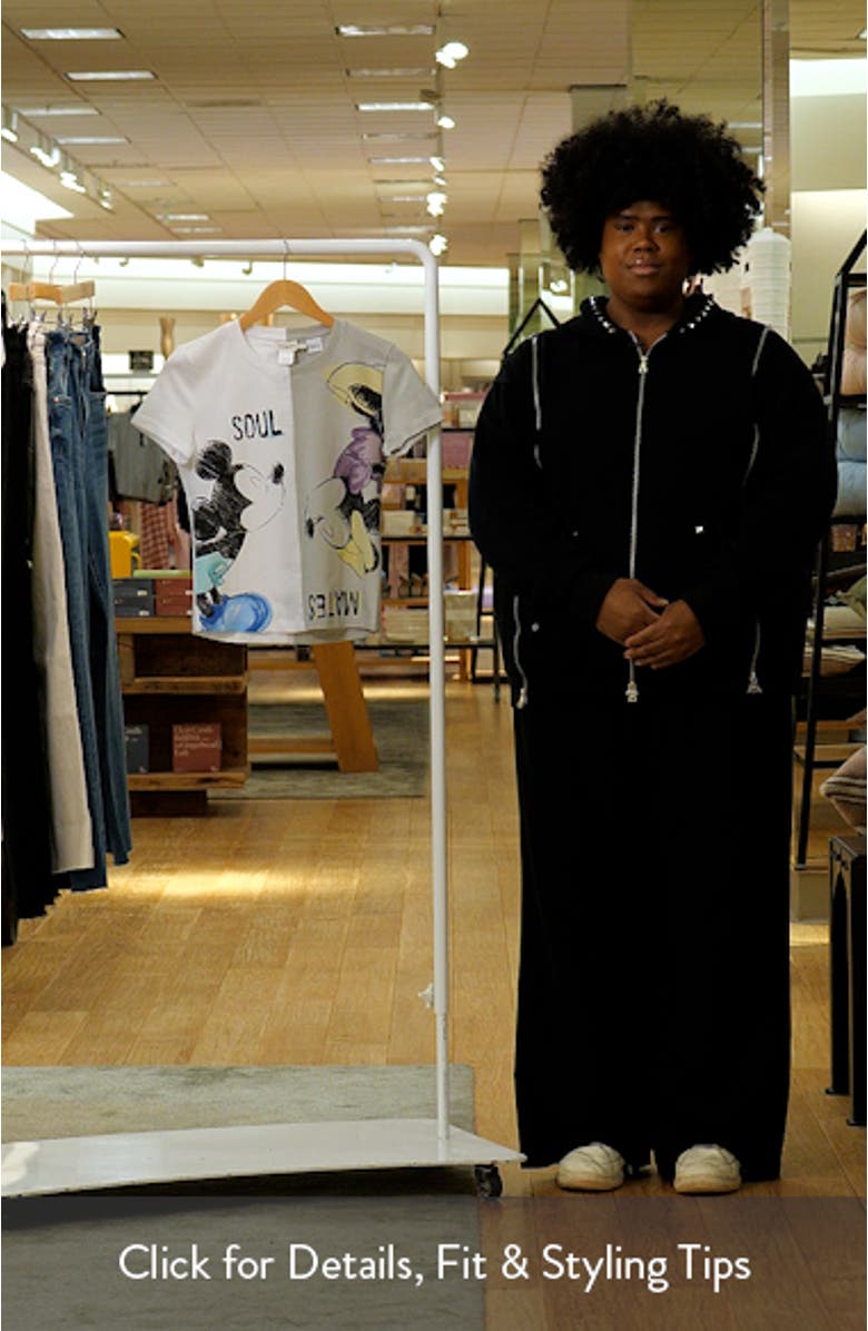 Mickey & Minnie Mouse Paneled Graphic T-Shirt, sales video thumbnail