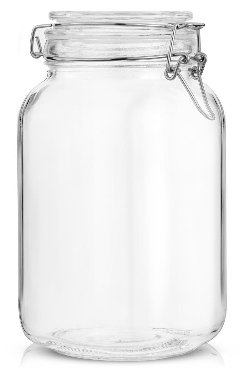 JoyJolt Airtight Glass Storage Container, Main, color, Clear