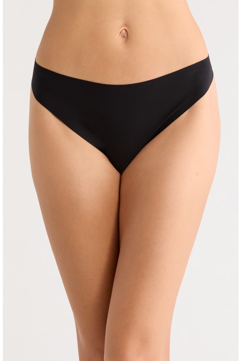 Invisible Edge Thong, Main, color, BLACK