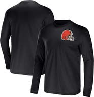 NFL X DARIUS RUCKER Men's NFL x Darius Rucker Collection by Fanatics Brown Cleveland Browns Team Long Sleeve Pocket T-Shirt