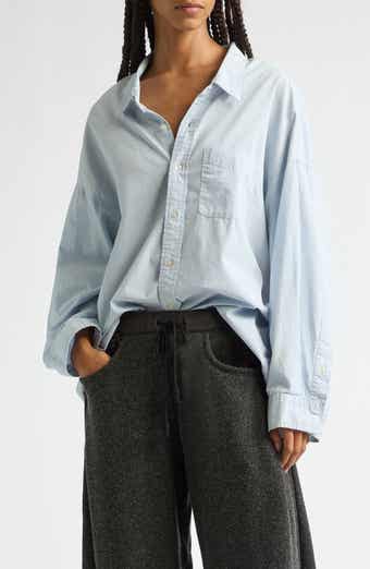 Oversize Oxford Button-Up Shirt