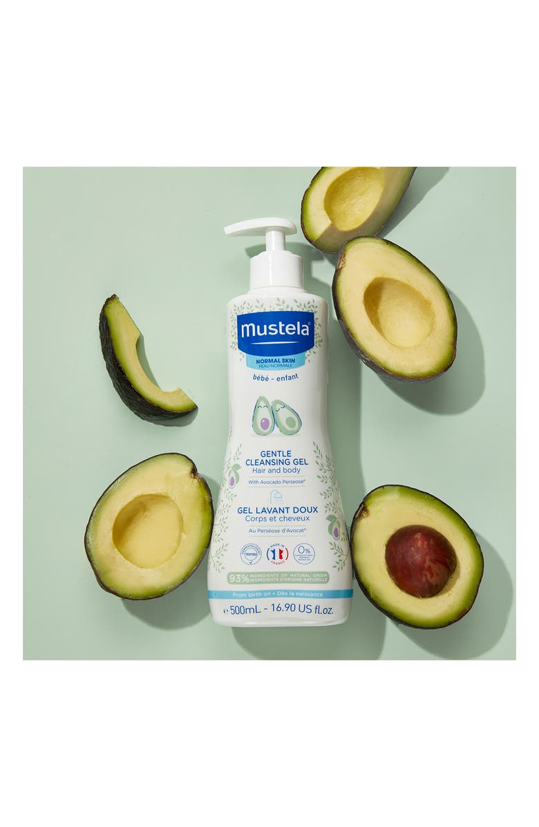 Mustela<sup>®</sup> Gentle Cleansing Gel with Avacado Perseose, Alternate, color, White