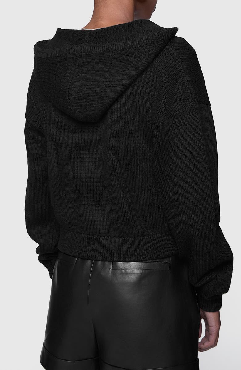 Rebecca Minkoff Quinn Wool Blend Zip Hoodie, Alternate, color,