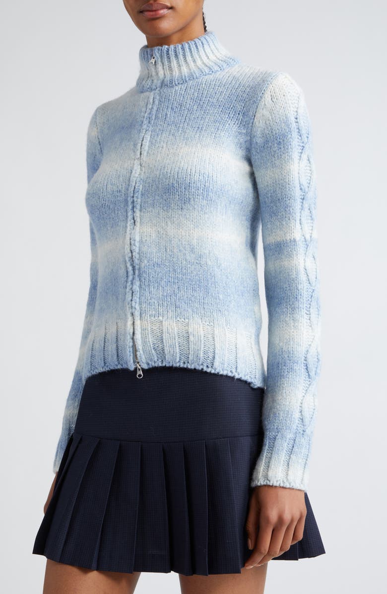 Paloma Wool Pratobello Dégradé Alpaca Blend Zip Cardigan, Alternate, color,