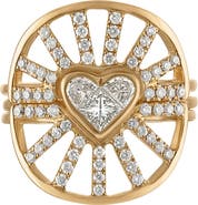 EDEN PRESLEY 14k Yellow Gold Diamond Nesting Ring