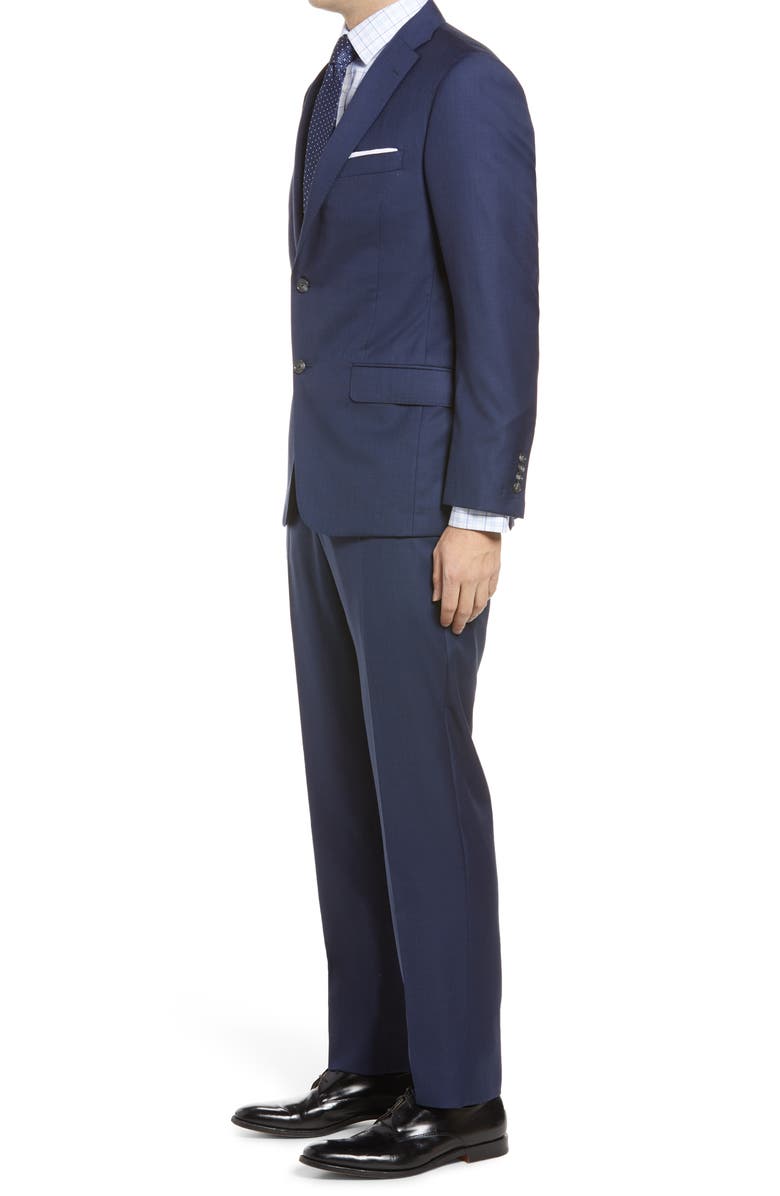 Heritage Gold Infinity Sharkskin Classic Fit Wool Suit, Alternate, color, 