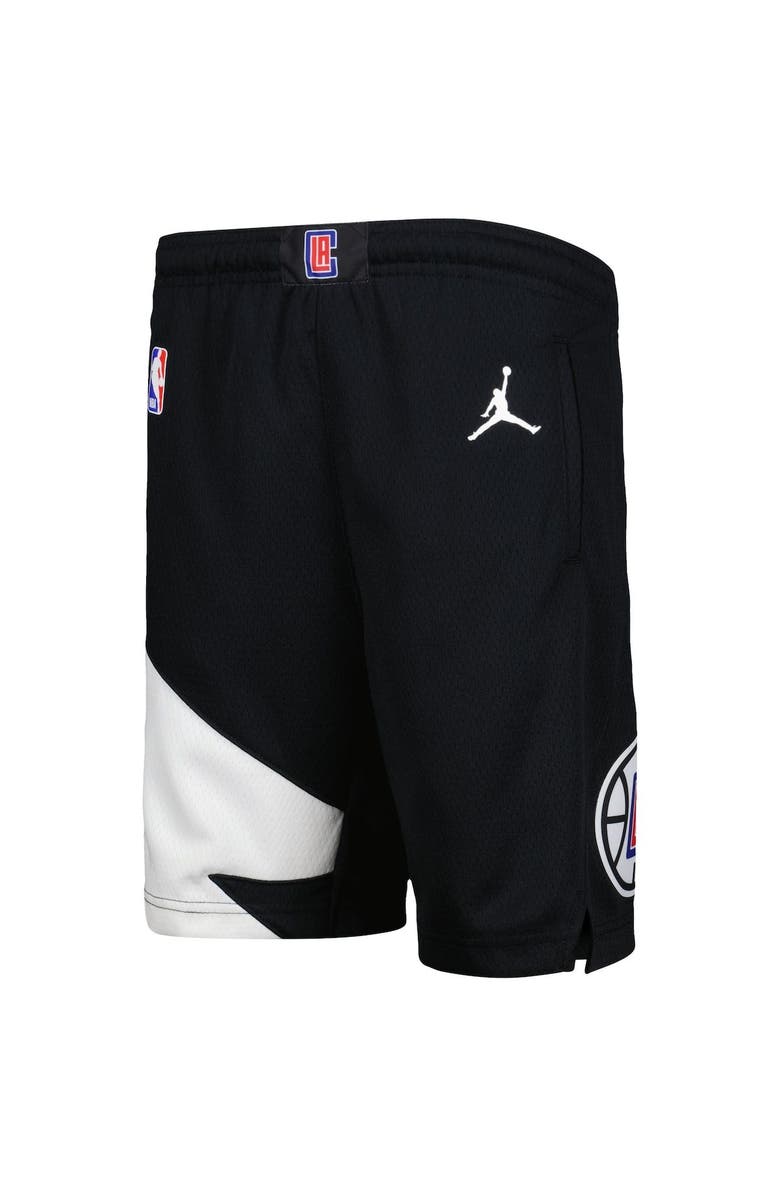 Jordan Brand Youth Jordan Brand Black LA Clippers Statement Edition Swingman Performance Shorts, Alternate, color, Black