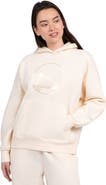 STARTER Women's Starter  Cream Golden State Warriors Pastel Relaxed Hoodie