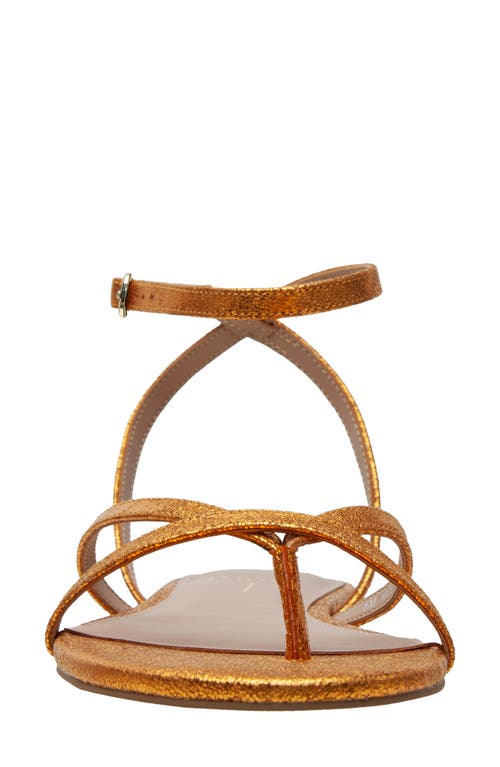 Shop Linea Paolo Luz Ankle Strap Sandal In Orange
