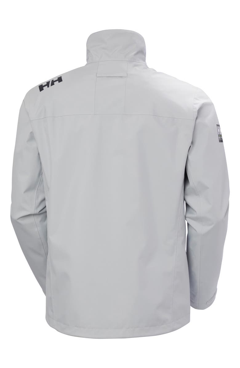 Helly Hansen Crew 2.0 Waterproof Sailing Jacket, Alternate, color, Grey Fog