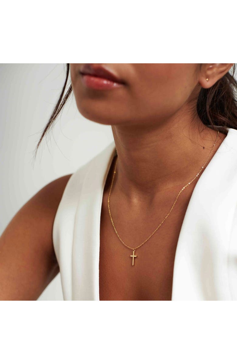 D.LOUISE Cross Pendant Necklace, Alternate, color,