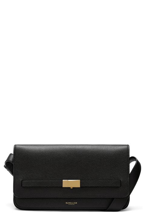 The New York Leather & Suede Crossbody Bag