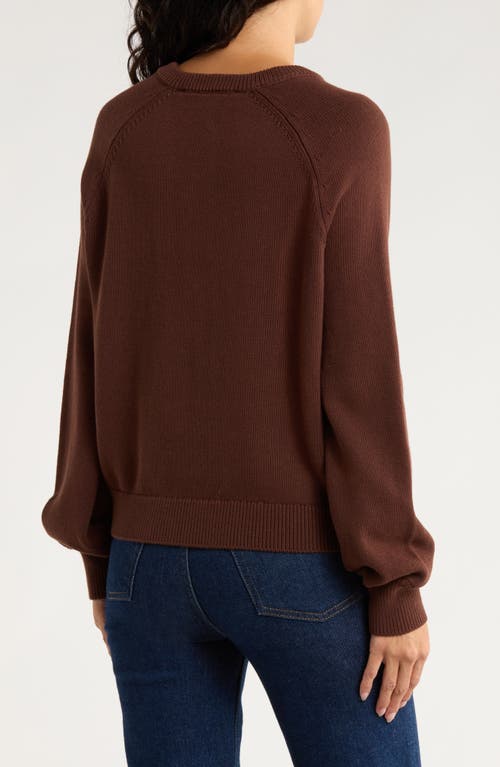 French Connection Mozart Stripe Sweater In Brown