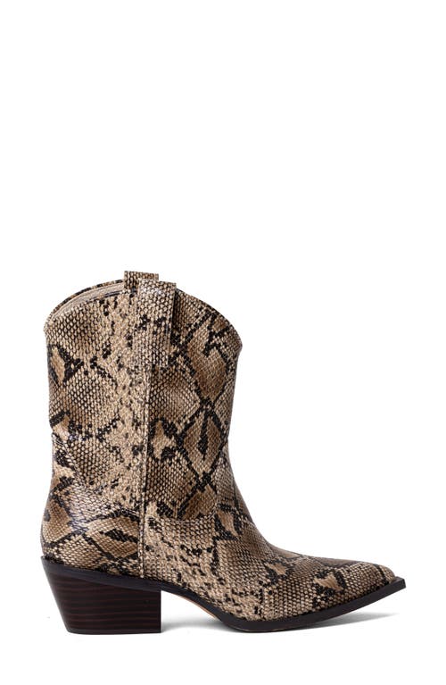 Shushop Zouzou Western Boot In Animal Print