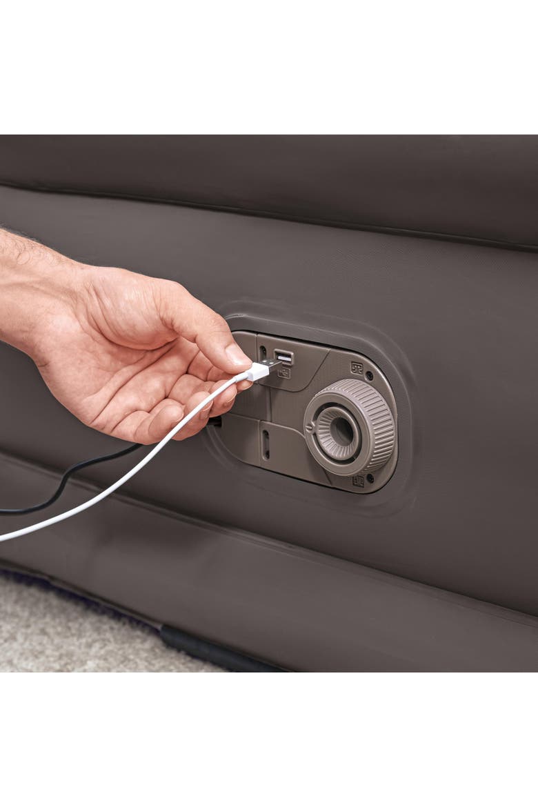 GuestRest 18 Inch Air Mattress, Twin, Alternate, color, Gray