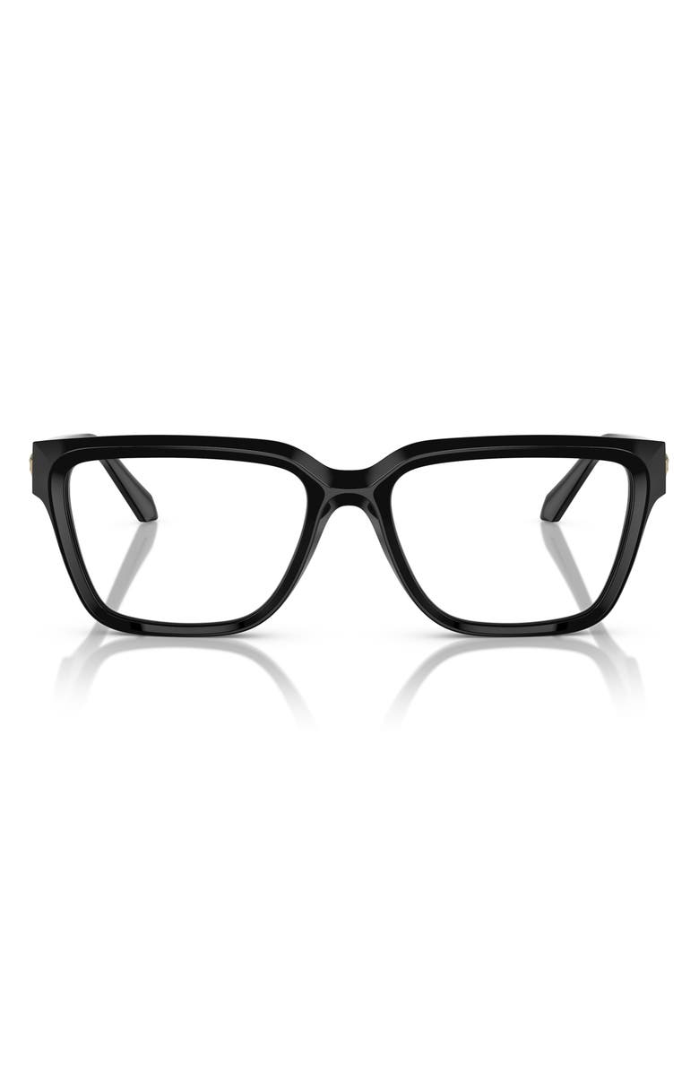 Versace 53mm Rectangular Optical Glasses, Main, color, 