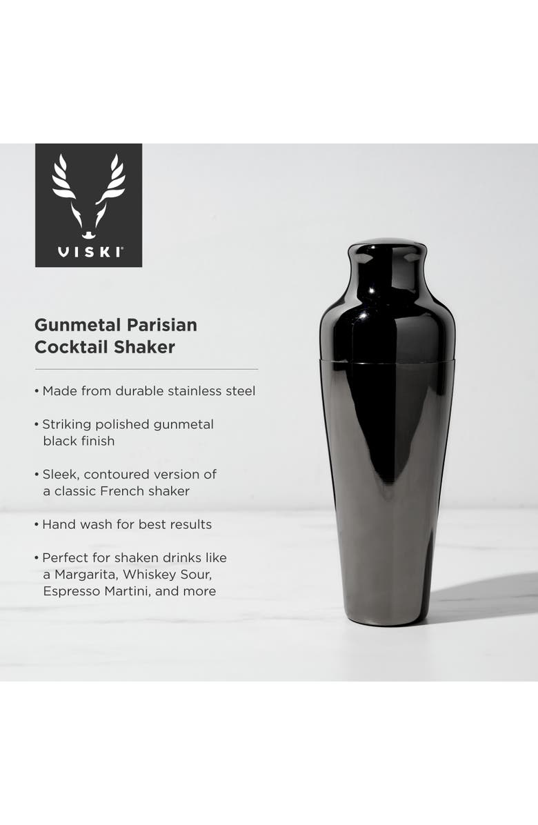 Viski Parisian Cocktail Shaker, Alternate, color, Warren