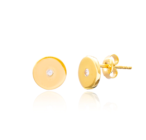 Golden Halo Studs