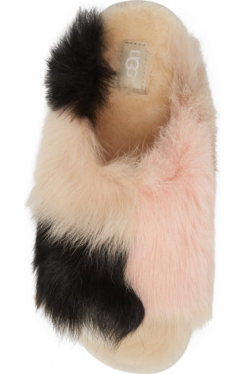 UGG<sup>®</sup> Shag It Crazy Genuine Toscana Shearling Slide Sandal, Alternate, color,