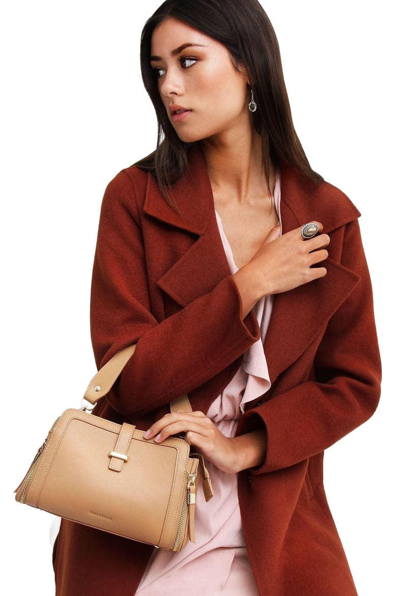 Ex-Boyfriend Wool Blend Oversized Jacket, Alternate, color, Caramel
