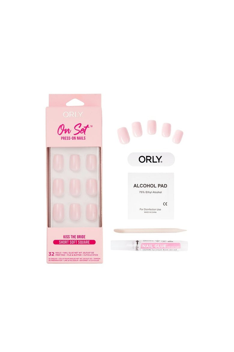 Kiss The Bride Press-On Nails, Main, color, Solid