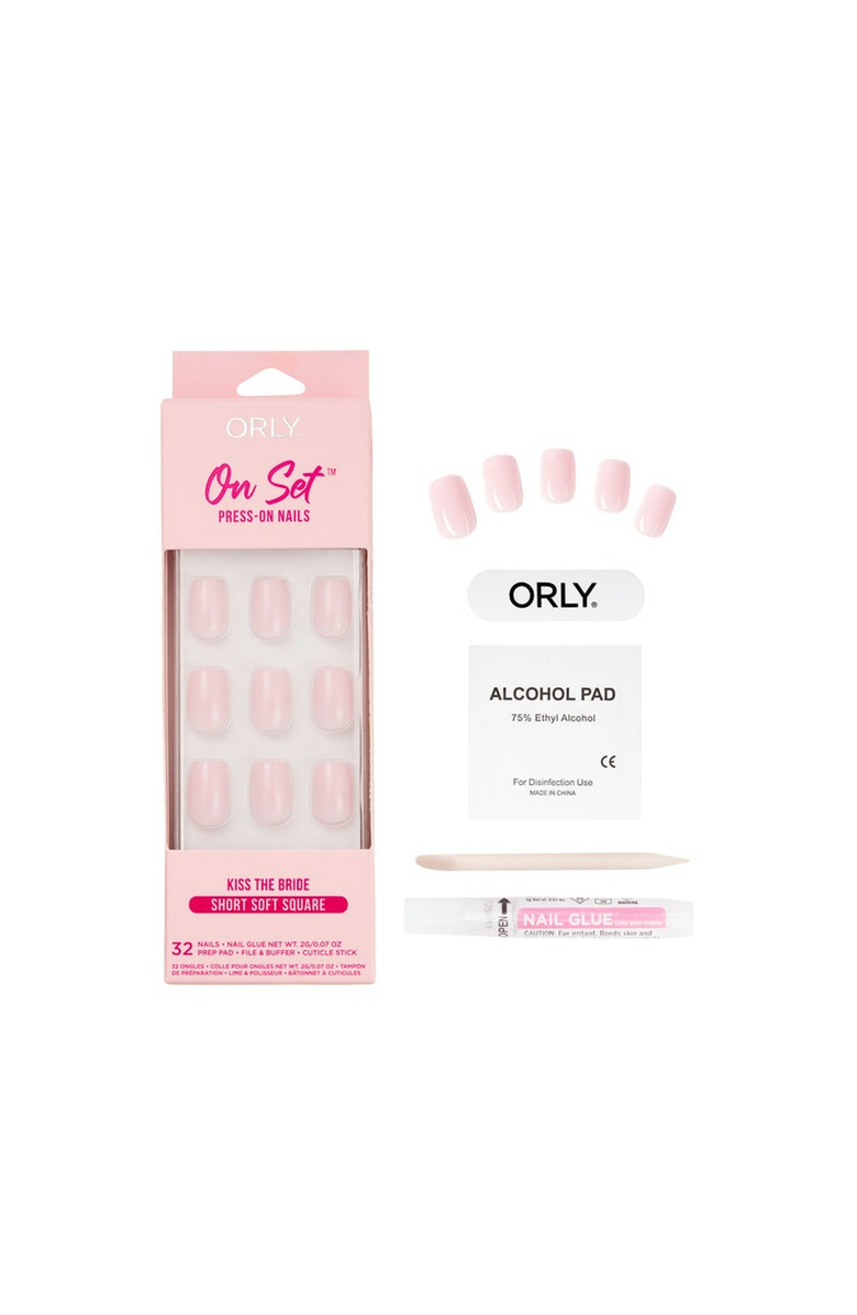 ORLY Kiss The Bride Press-On Nails, Main, color, Solid