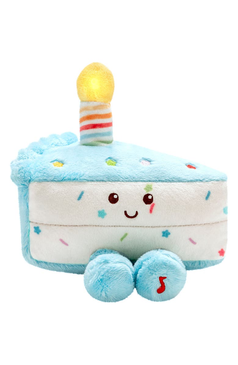 MAGIC YEARS Plush Birthday Cake, Main, color, Blue