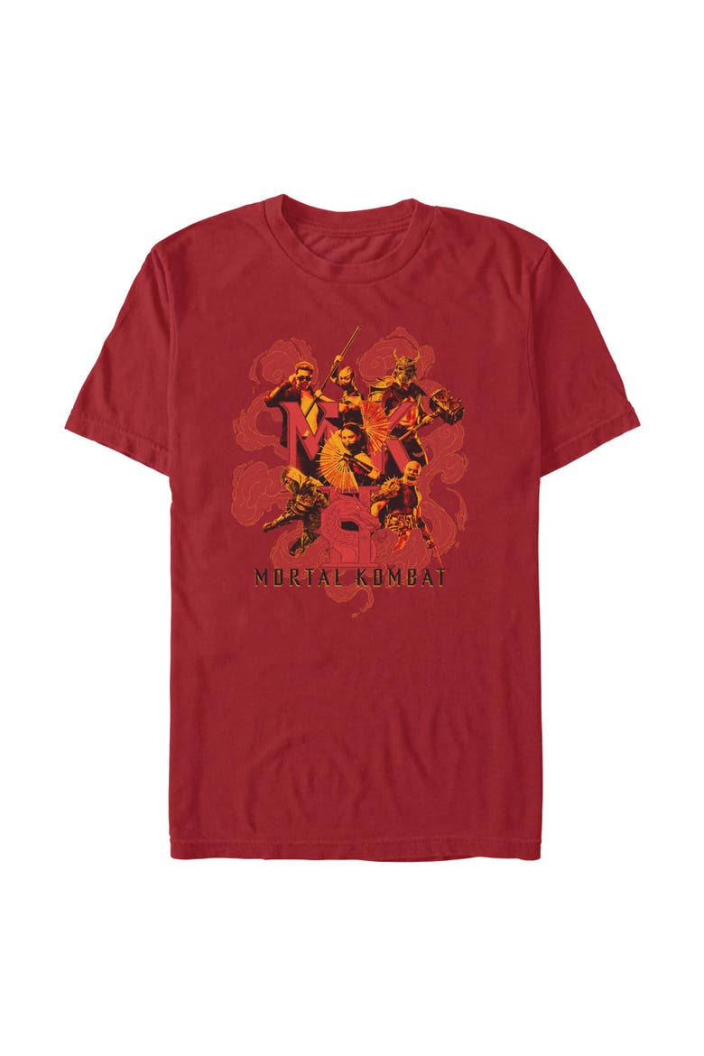 Men's Mortal Kombat II Champions vs Villains Group Shot  Graphic T-Shirt, Main, color, Cardinal