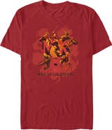 Mortal Kombat II Men's Mortal Kombat II Champions vs Villains Group Shot Graphic T-Shirt