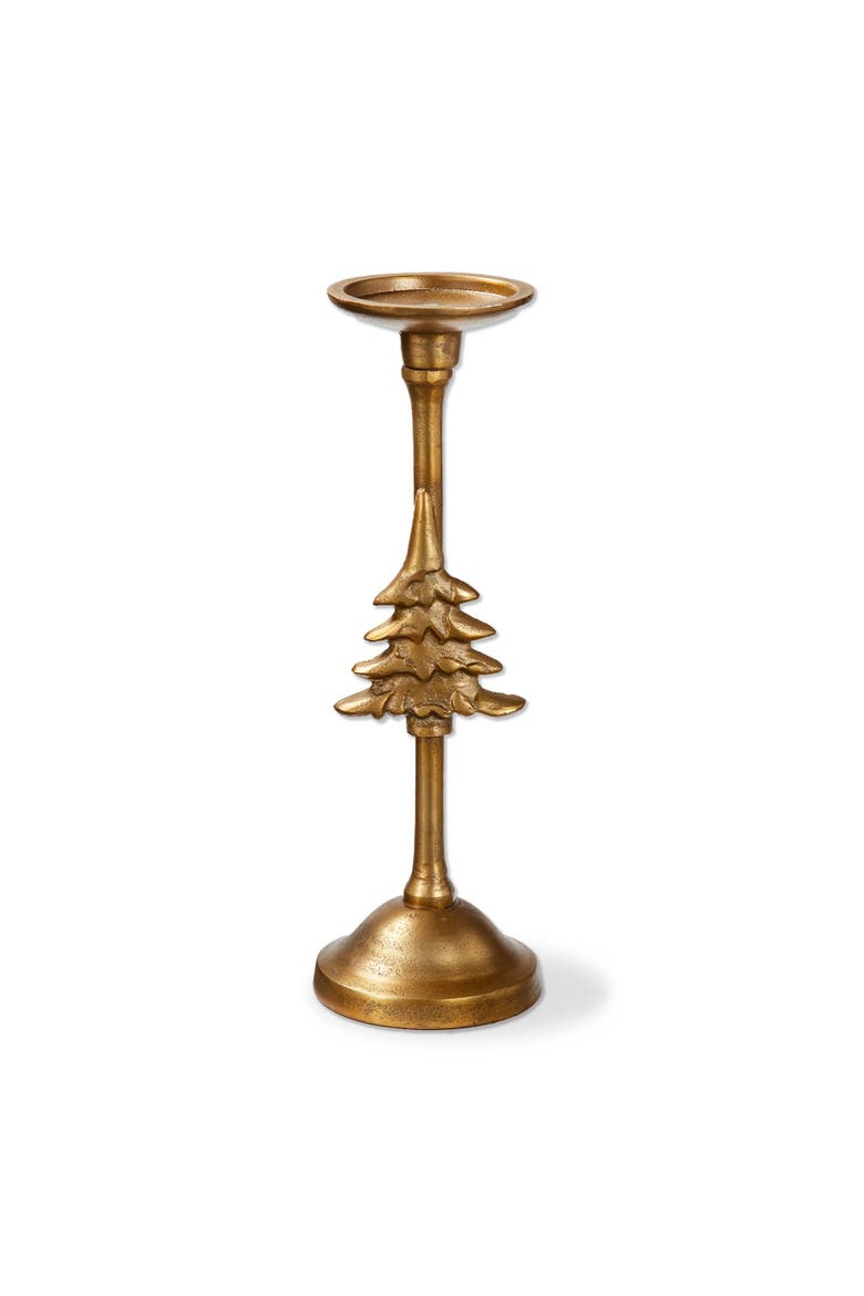 Large Antique Brass Gold Tree Candle Holder for Christmas, Main, color, Gold