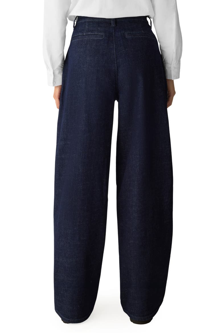 High Waist Wide Leg Jeans, Alternate, color, DEEP INDIGO