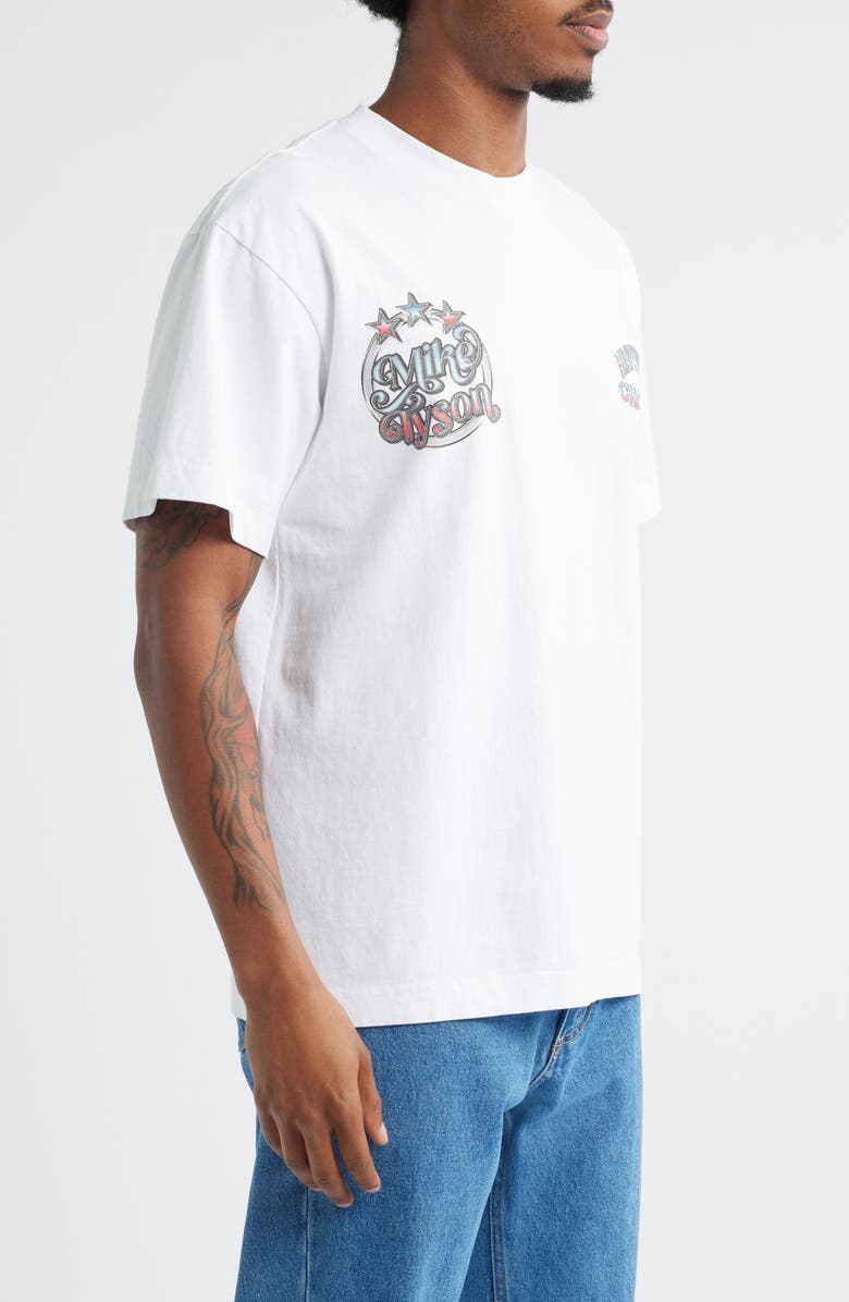 ID Supply Co Mike Tyson All Smiles Graphic T-Shirt, Alternate, color, White