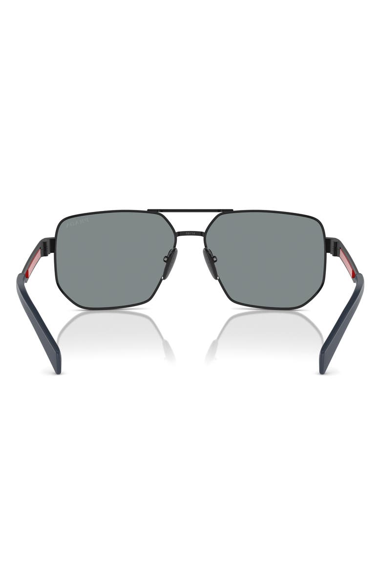 PRADA SPORT 59mm Pilot Sunglasses, Alternate, color, 
