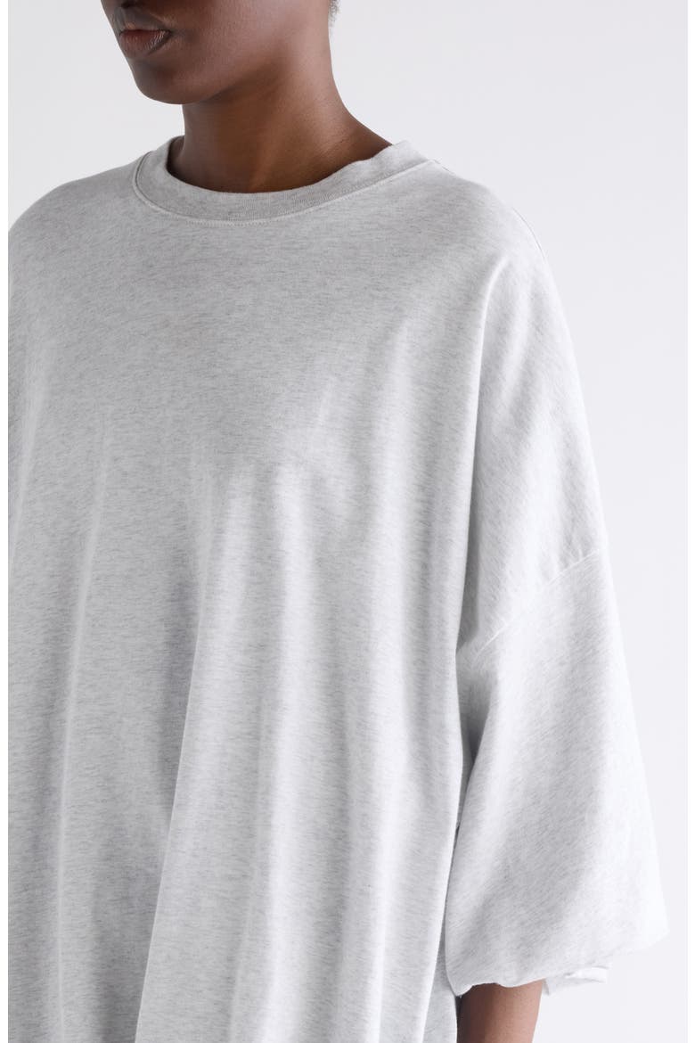 Eniko Bubble Hem Sweatshirt, Alternate, color, GREY MELANGE