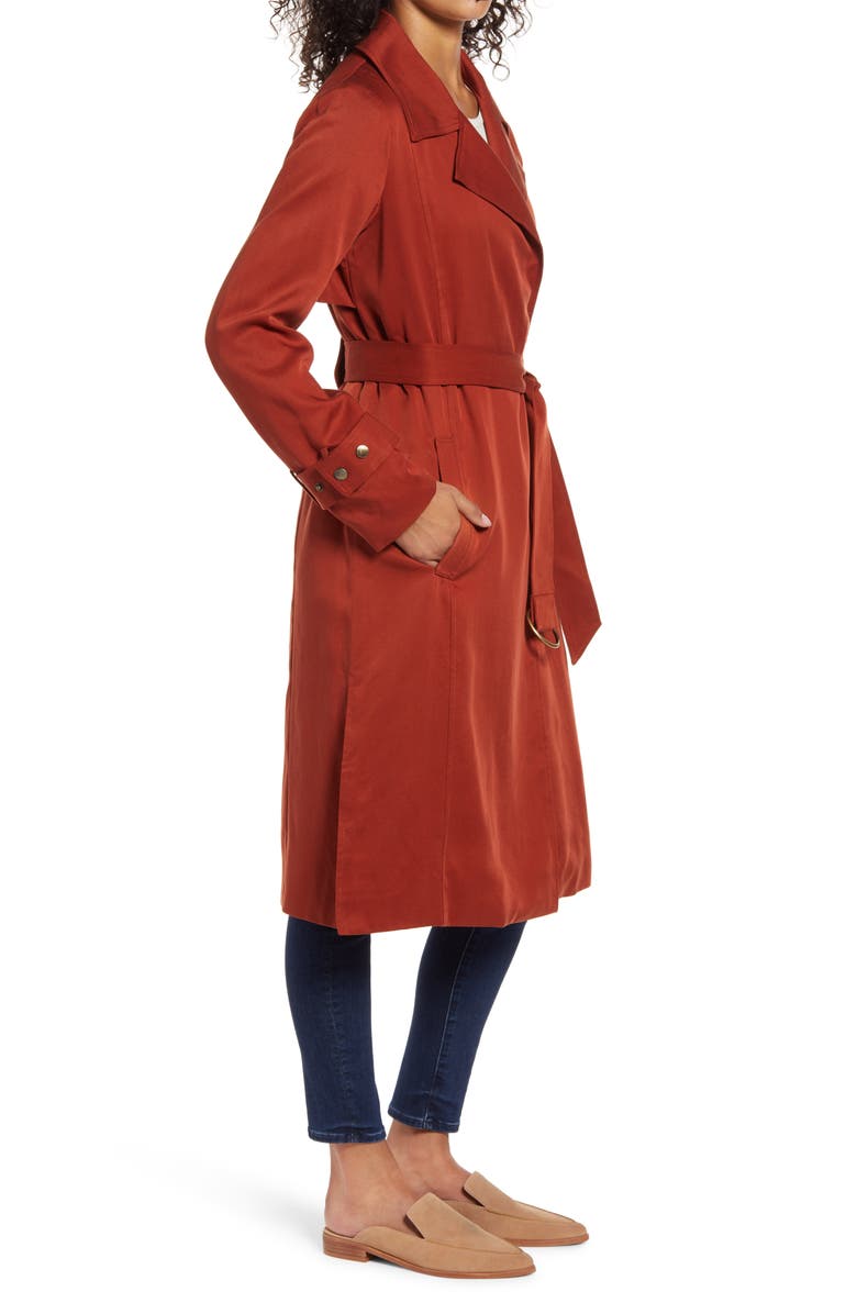 Sam Edelman Belted Trench Coat, Alternate, color,