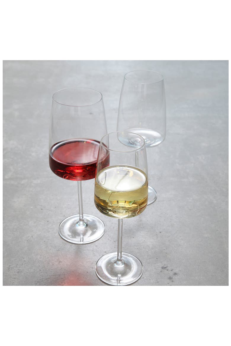 Schott Zwiesel Sensa Set of 6 White Wine Glasses, Alternate, color, CLEAR