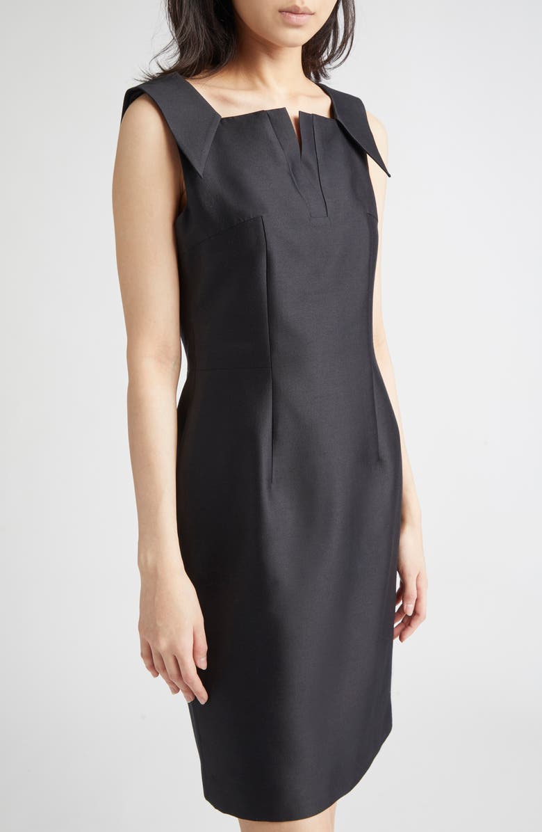 Shushu/Tong Waist Cinching Wool & Silk Sheath Dress, Alternate, color, 