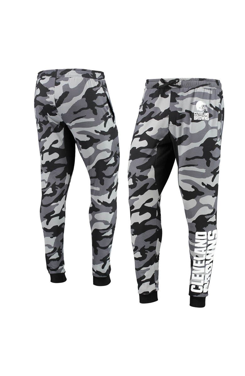 FOCO Men's FOCO Black Cleveland Browns Camo Jogger Pants, Main, color, 