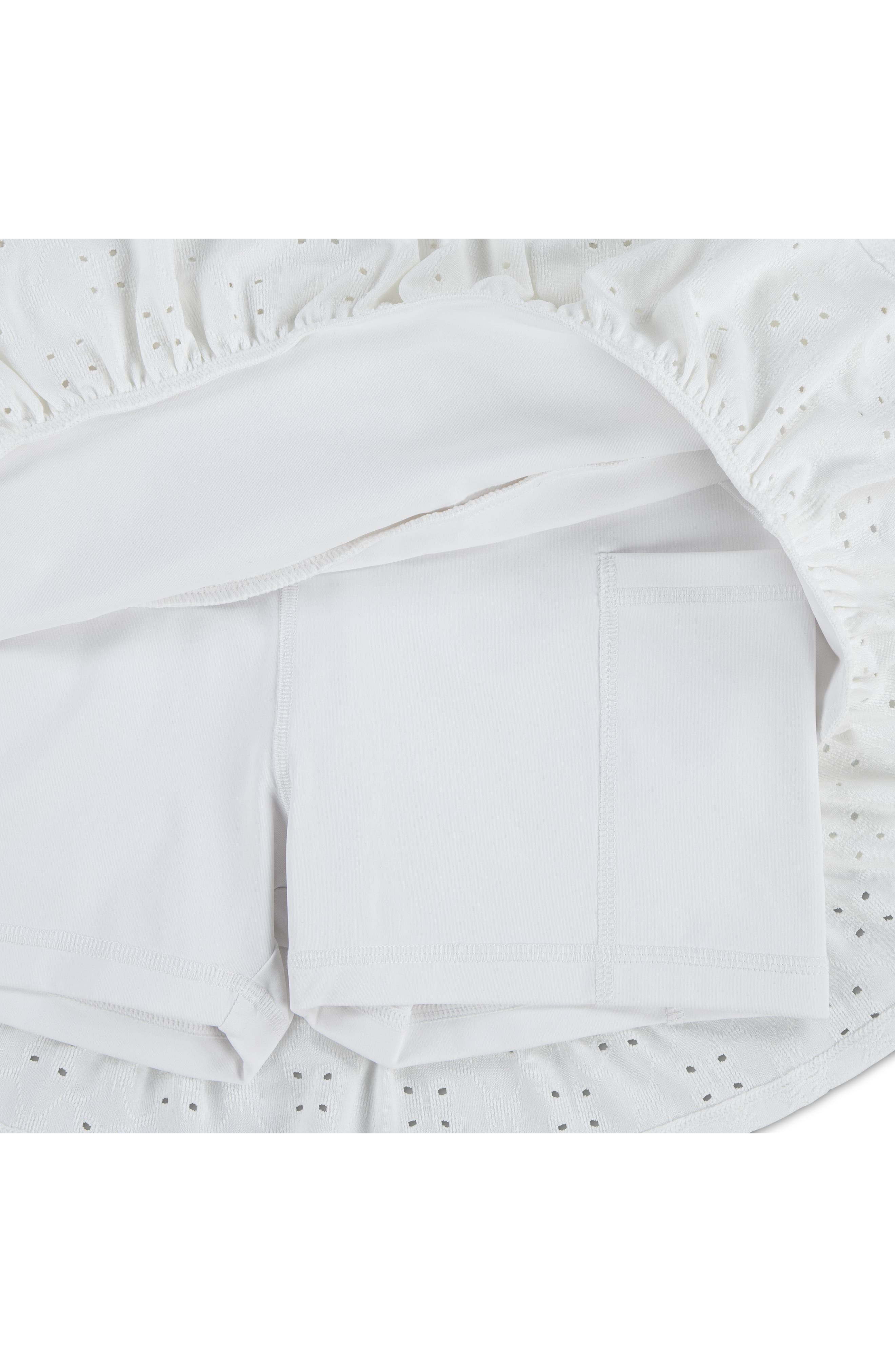 Детские abercrombie kids Kids' Active Eyelet One Shoulder Minidress with Built-In Shorts — фото 4