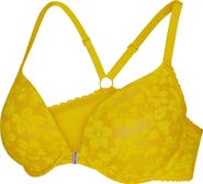 SAVAGE X FENTY Lavish Lace Front Closure Lace Push-Up Bra