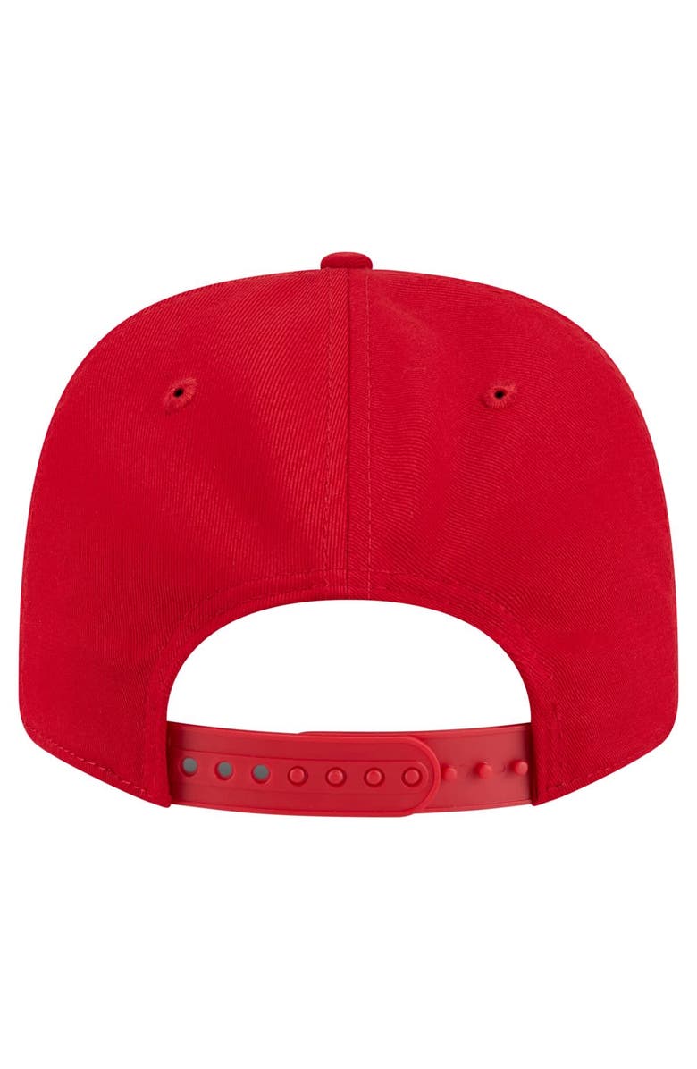 New Era Men's New Era Red Cincinnati Reds Circle Patch 9SEVENTY Stretch-Snap Hat, Alternate, color, Red