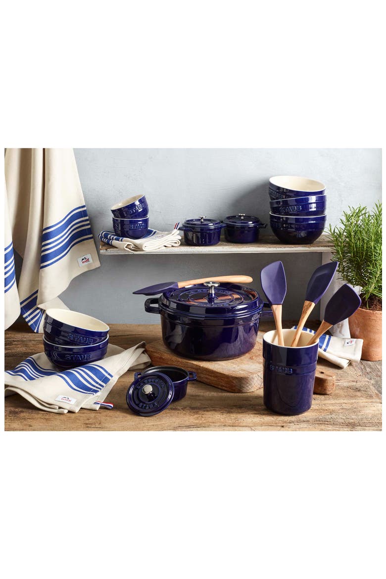 Dark Blue 3-Piece Mini Round Cocotte Set, Alternate, color, DARK BLUE