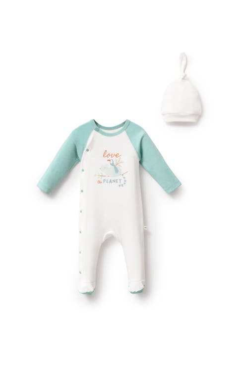 Moi Noi Love The Planet One-piece Set In Multi