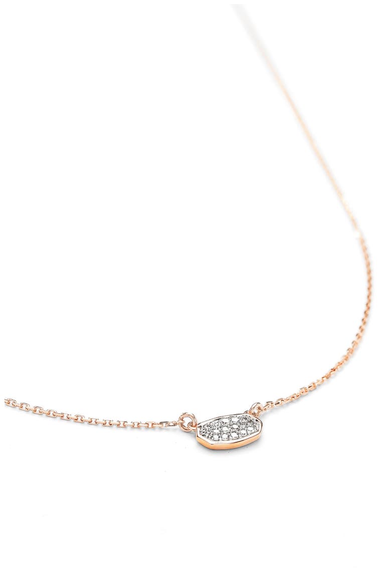 Marisa Diamond & Rose Gold Pendant Necklace, Alternate, color, 14K RSG WHITE DIAMOND