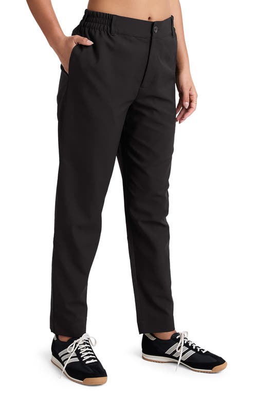 Beyond Yoga Status Tapered Pants In Black