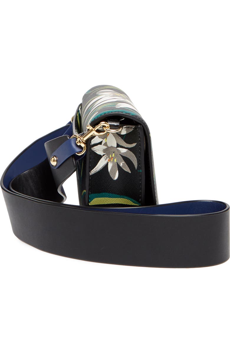 Diane von Furstenberg Soirée Leather Convertible Crossbody Bag, Alternate, color,