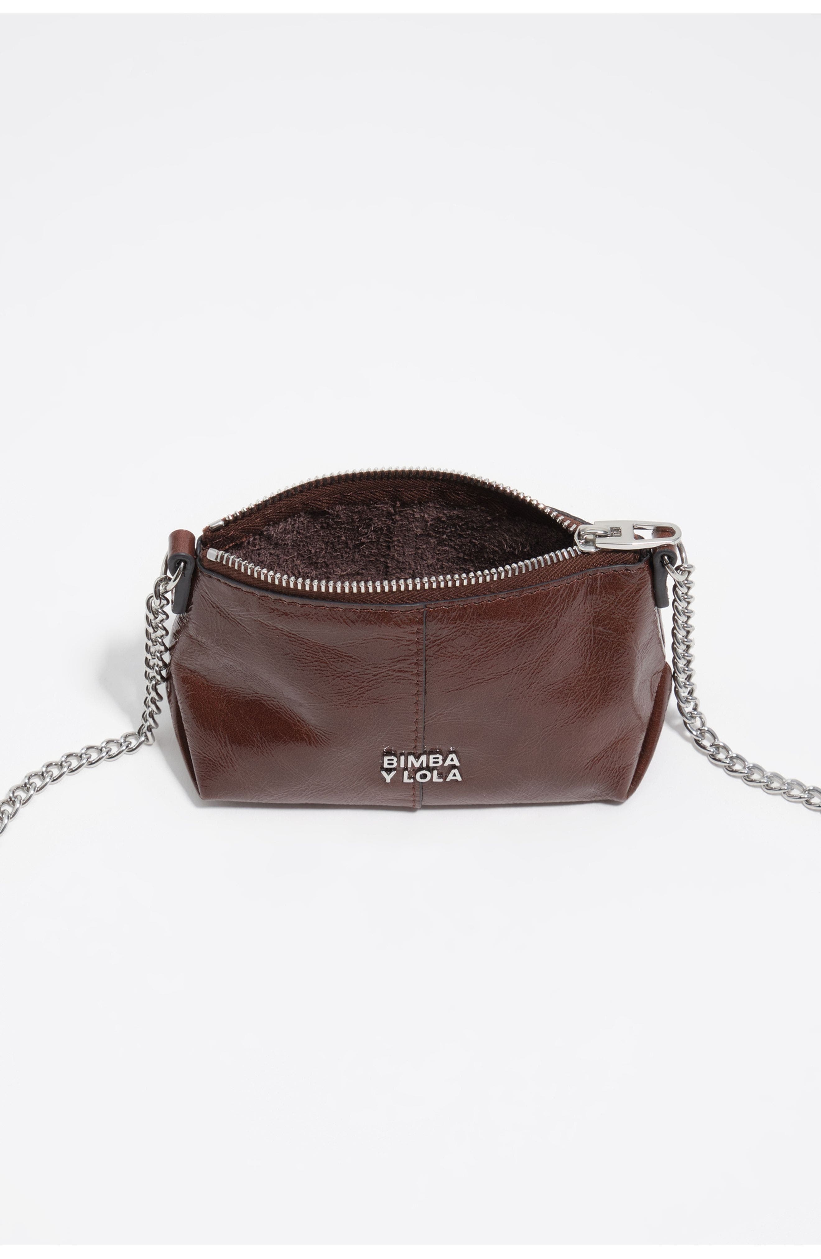 Bimba y Lola Micro Leather Crossbody Bag, Alternate, color, 
